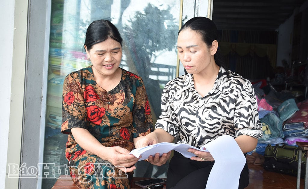 Trong tháng 7/2025, chị Vũ Thị Duyên đã vận động được gần 20 người tham gia BHXH tự nguyện.