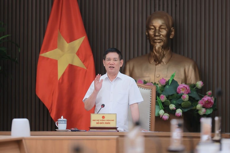 Phó Thủ tướng Hồ Đức Phớc chủ trì cuộc họp kế hoạch tài chính - ngân sách- Ảnh 2.