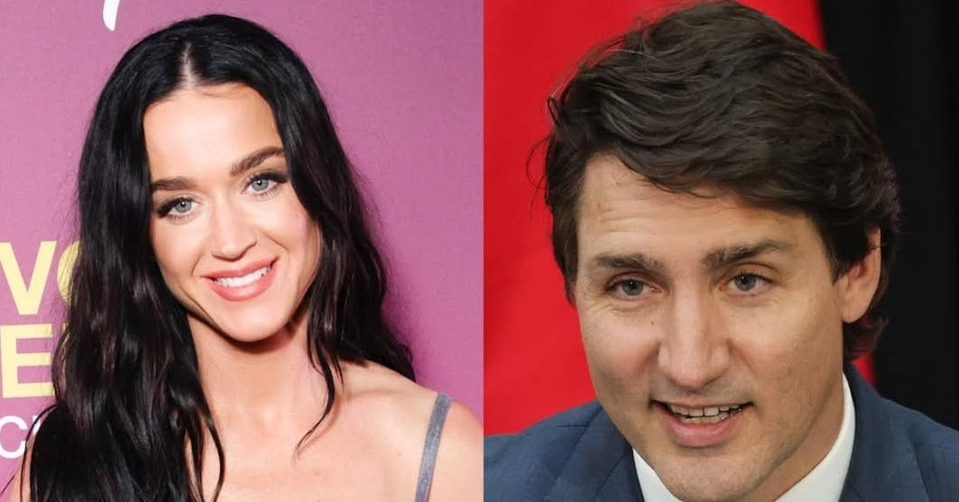 Ca sĩ Katy Perry ăn tối với cựu Thủ tướng Canada sau khi chia tay chồng