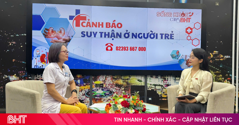 Live Sống khỏe cùng BHT: Cảnh báo suy thận ở người trẻ
