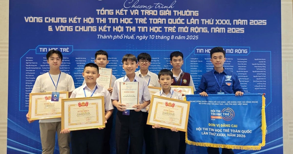 Lâm Đồng giành 7 giải tại Hội thi Tin học trẻ toàn quốc 2025