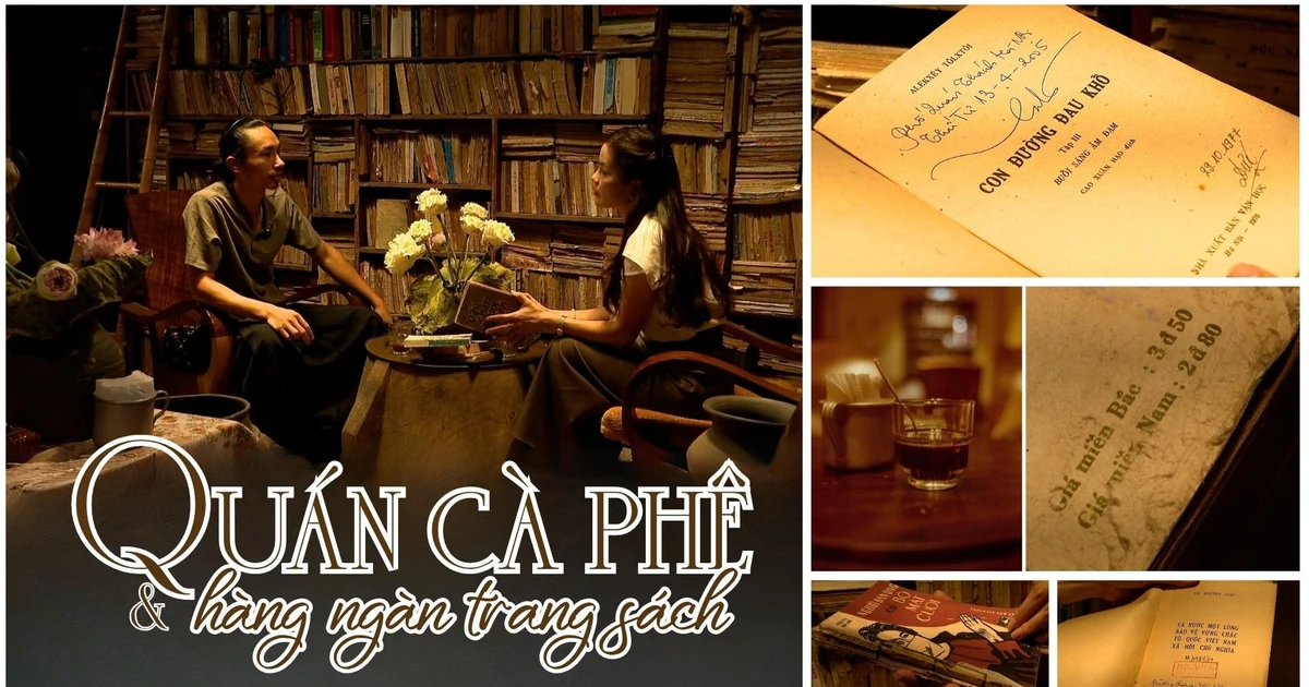ហាងកាហ្វេ និងសៀវភៅរាប់ពាន់ទំព័រ