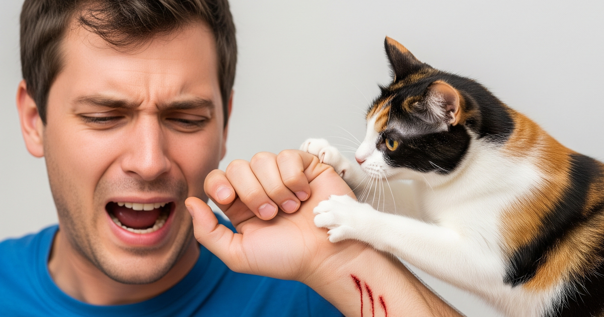 Chỉ một vết mèo cào nhỏ không ngờ có thể gây bệnh não nghiêm trọng