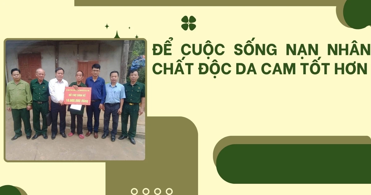 ដើម្បីធ្វើឱ្យជីវិតកាន់តែប្រសើរឡើងសម្រាប់ជនរងគ្រោះដោយភ្នាក់ងារពណ៌ទឹកក្រូច