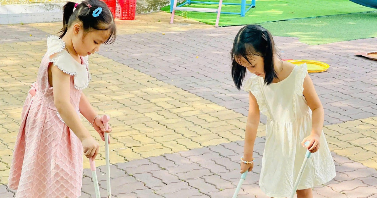 Có phải trẻ đến trường mầm non... toàn chơi?
