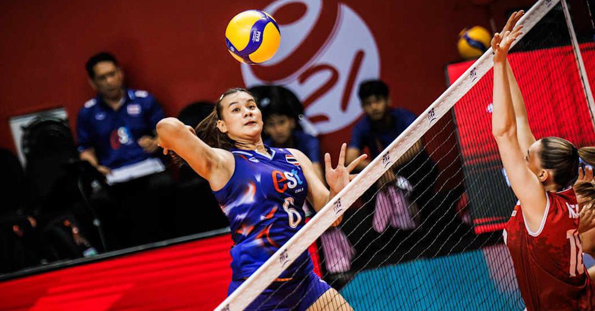 La selección femenina de voleibol sub-21 de Tailandia superó la fase de grupos del torneo mundial.
