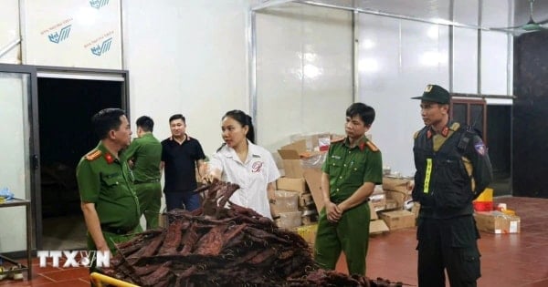 Hàng trăm tấn thịt sấy khô được làm từ nguyên liệu không rõ nguồn gốc