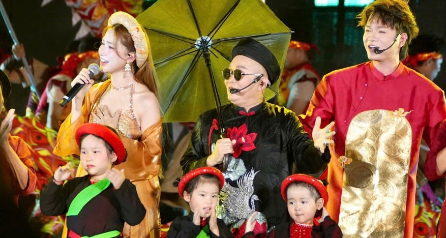 Tuấn Cry đu dây trên không diễn 'Bắc Bling' ấn tượng với NSƯT Xuân Hinh, Hòa Minzy