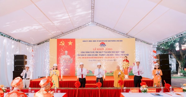 Long Biên khởi công dự án chào mừng Đại hội Đảng bộ phường lần thứ I