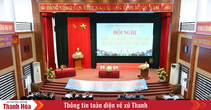 Xã Hoằng Hoá: Tuyên dương 5 tập thể, 51 cá nhân điển hình tiên tiến trong các phong trào thi đua