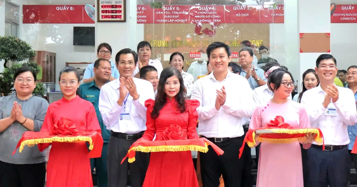 Cu Chi Commune inaugurated the Public Administration Service Center