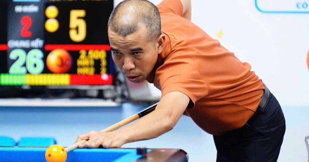 Trần Quyết Chiến chinh phục huy chương billiards danh giá