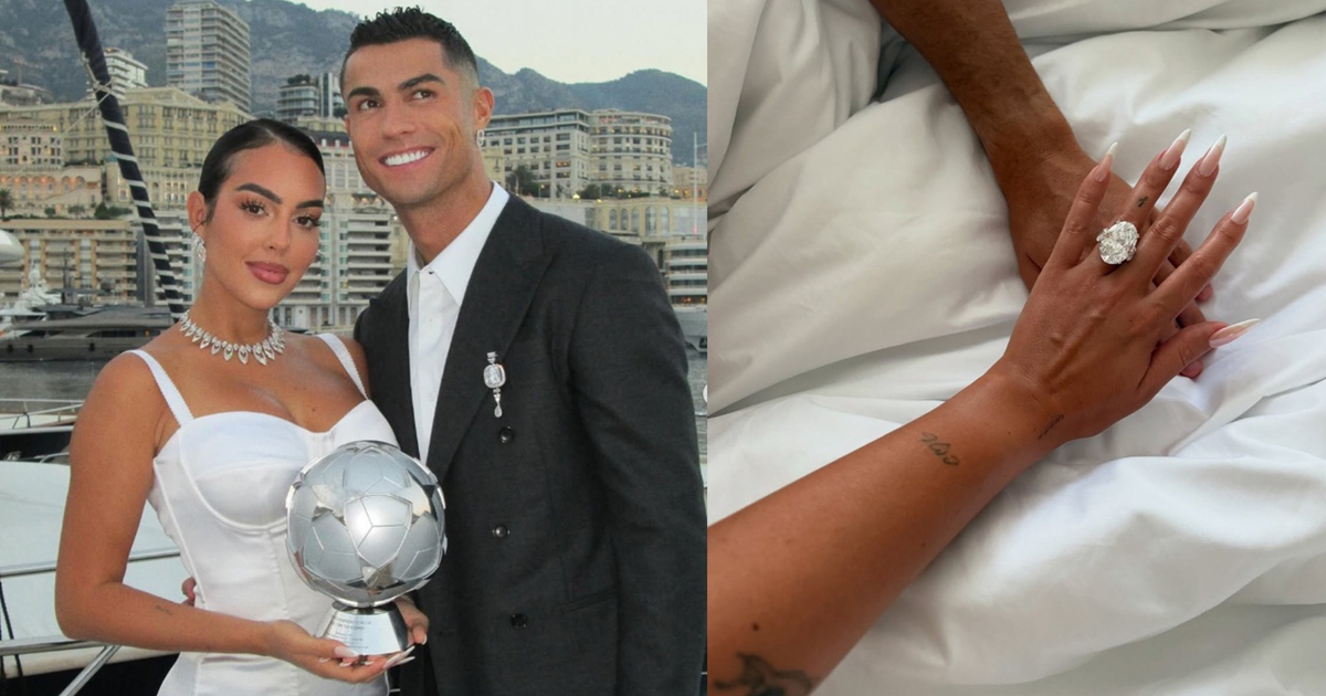 Ronaldo cầu hôn Georgina bằng nhẫn kim cương ‘khổng lồ’, chương mới cho chuyện tình 10 năm