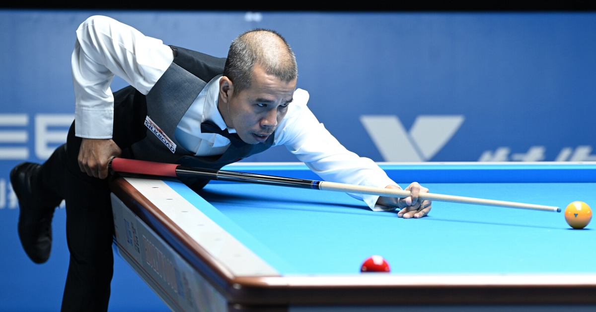 Billiards: Trần Quyết Chiến nước rút thần tốc, đánh bại 'vua thời gian' để vào bán kết