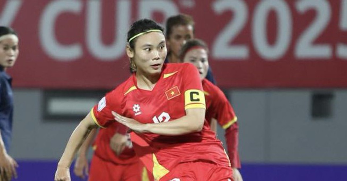 Tuyển nữ Việt Nam - Thái Lan (hiệp 1) 0-0: bóng chạm xà ngang khung thành của Việt Nam