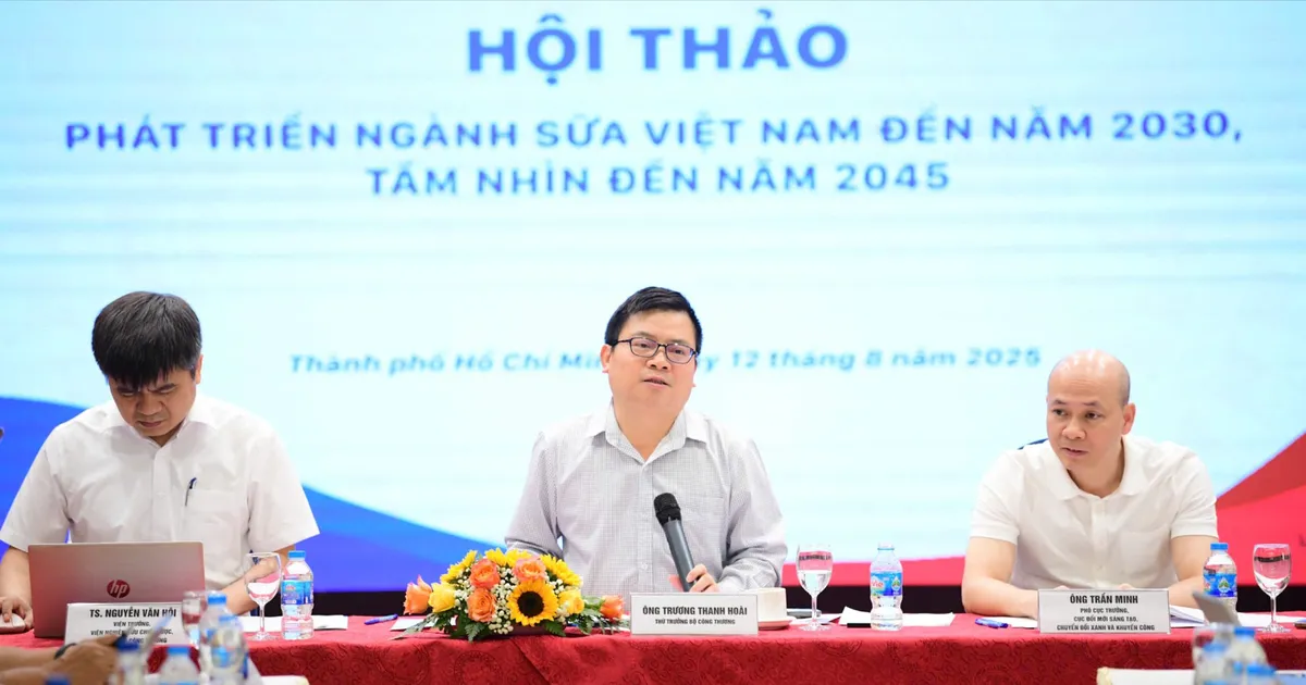 Đến năm 2045, sản lượng sữa các loại đạt khoảng 100 kg/người/năm
