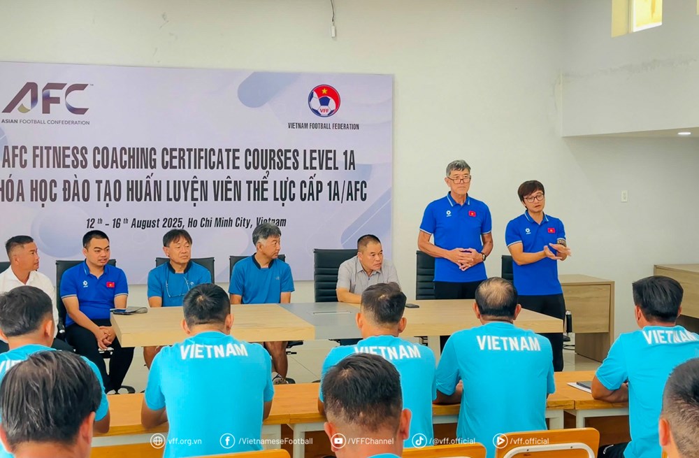 TP.HCM: Khai giảng khóa đào tạo HLV thể lực cấp độ 1A - AFC năm 2025