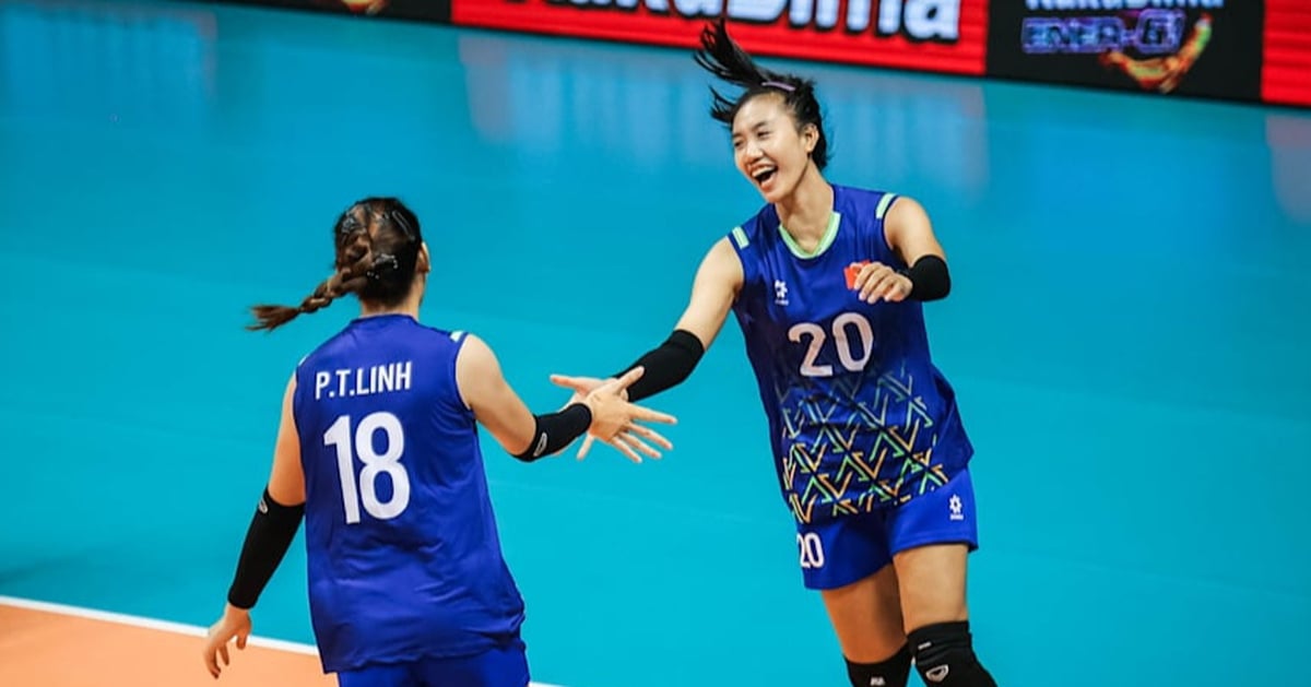Bóng chuyền nữ U21 Việt Nam thắng Puerto Rico
