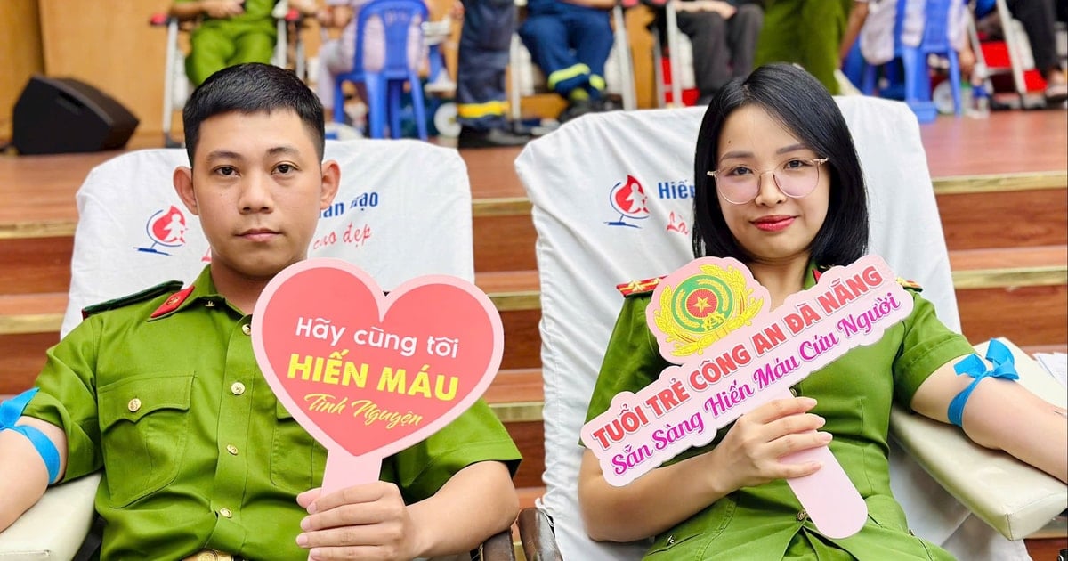 Công an Đà Nẵng tổ chức ngày hội “Giọt hồng người chiến sĩ”