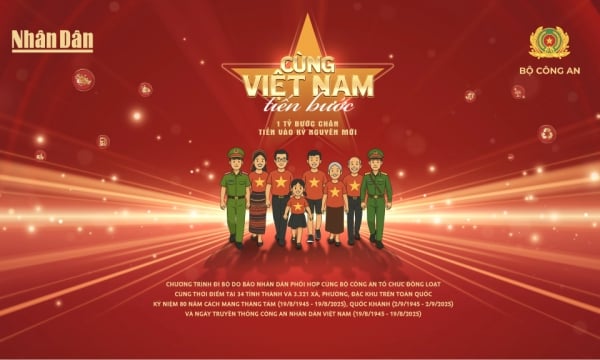Sự kiện đi bộ “Cùng Việt Nam tiến bước” tổ chức vào ngày 16/8/2025