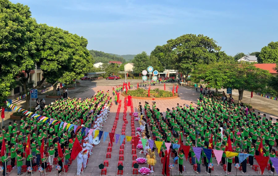 Phú Thọ: Trường Tiểu học Khải Xuân sẵn sàng đón học sinh bước vào năm học mới