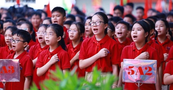More than 23 million students nationwide will sing the National Anthem at the opening ceremony.