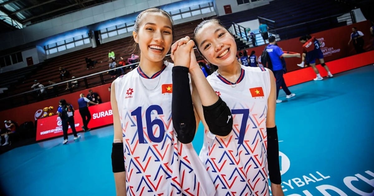 ក្រុមបាល់ទះនារី U21 វៀតណាម 25-16, 26-24, 22-25, 19-16 Egypt U21