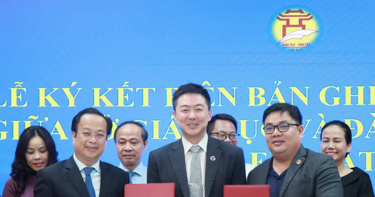 Hà Nội hợp tác với Google nhân rộng trường học ứng dụng trí tuệ nhân tạo