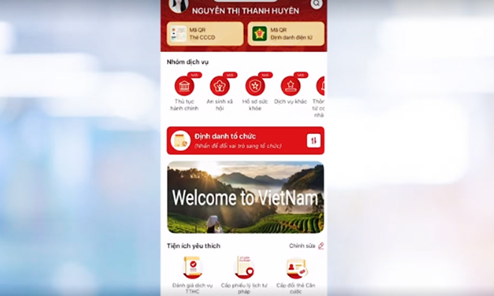 Ba bước đổi thẻ căn cước trên VNeID do thay đổi đơn vị hành chính