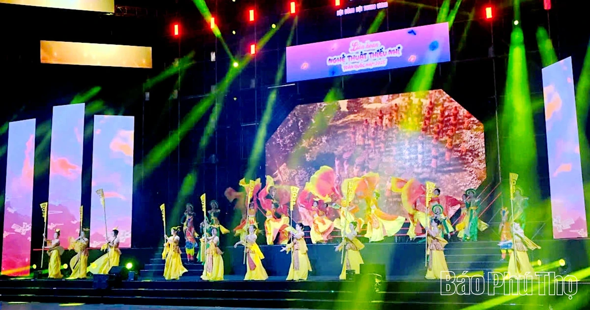 Hung Vuong Youth Center participates in the National Children's Arts Festival