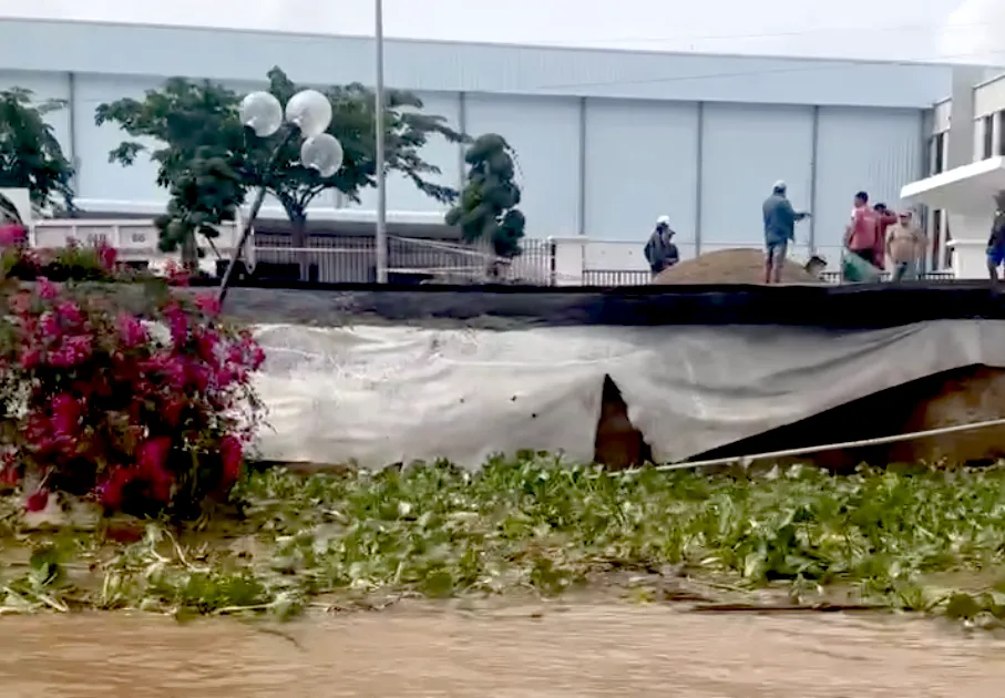 Dong Thap ស្វែងរកដំណោះស្រាយដើម្បីជំនះការបាក់ដីនៅលើទំនប់ Thuong Thoi Tien