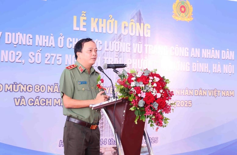Khởi công dự án nhà ở cho lực lượng vũ trang CAND tại Hà Nội- Ảnh 1.