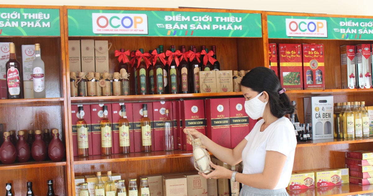 Quảng bá sản phẩm OCOP qua các điểm trưng bày