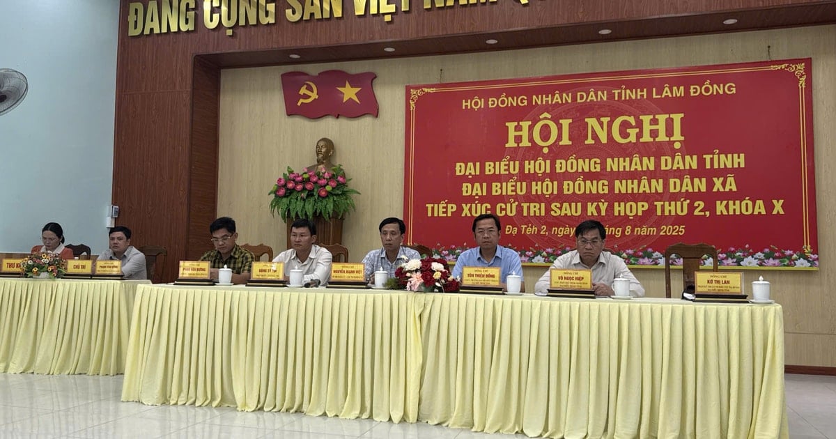 Tổ Đại biểu HĐND tỉnh Lâm Đồng tiếp xúc cử tri tại xã Đạ Tẻh 2