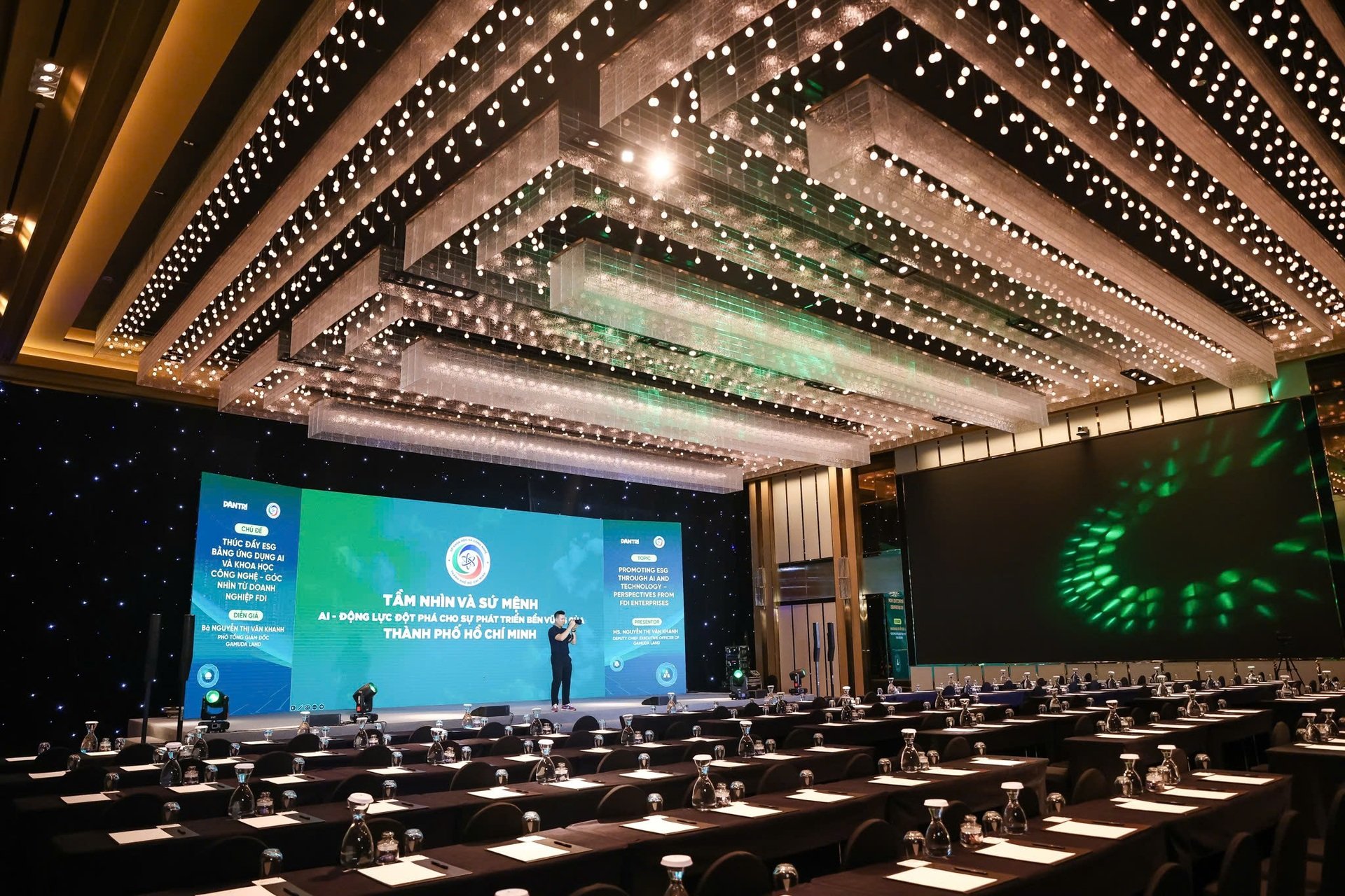 Không khí tất bật chuẩn bị cho hội thảo Thực thi ESG bằng AI chiều 14/8 - 3