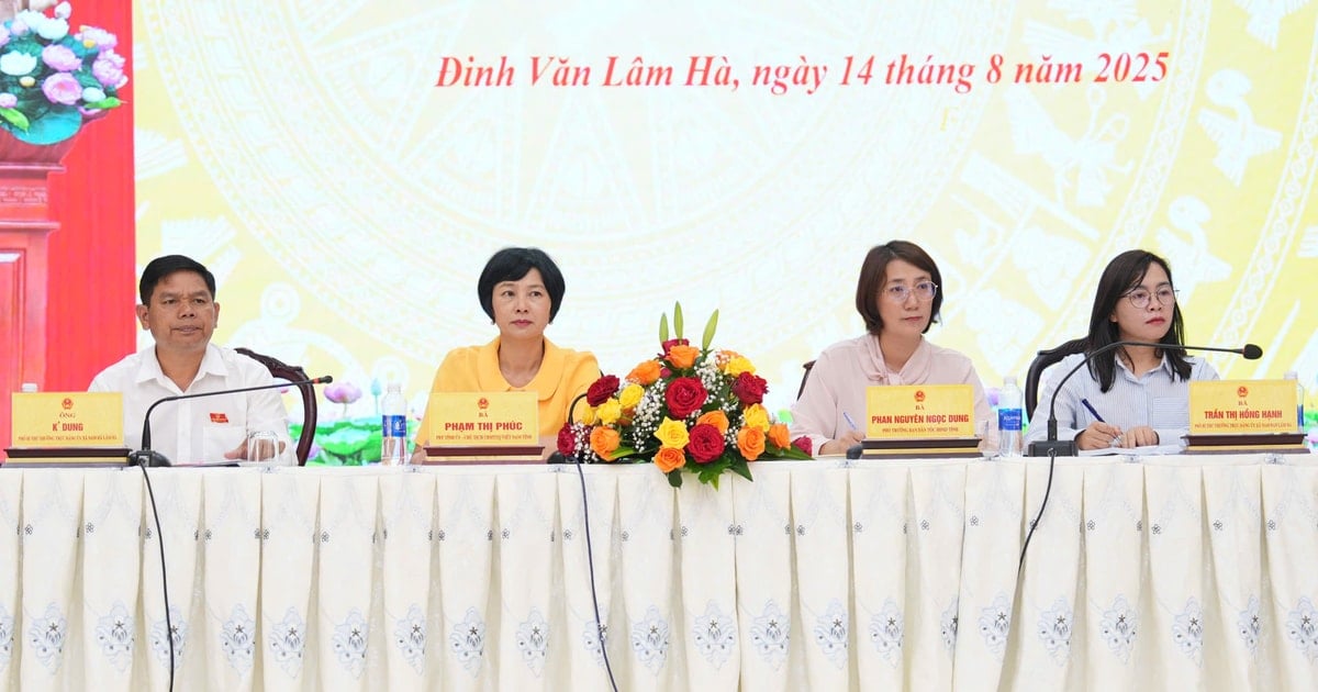 Phó Bí thư Tỉnh ủy, Chủ tịch Ủy ban MTTQ Việt Nam tỉnh Lâm Đồng tiếp xúc cử tri tại xã Đinh Văn Lâm Hà