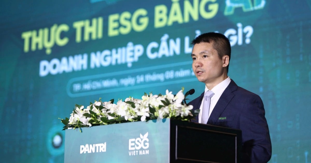 Đang diễn ra hội thảo "Thực thi ESG bằng AI, doanh nghiệp cần làm gì?"