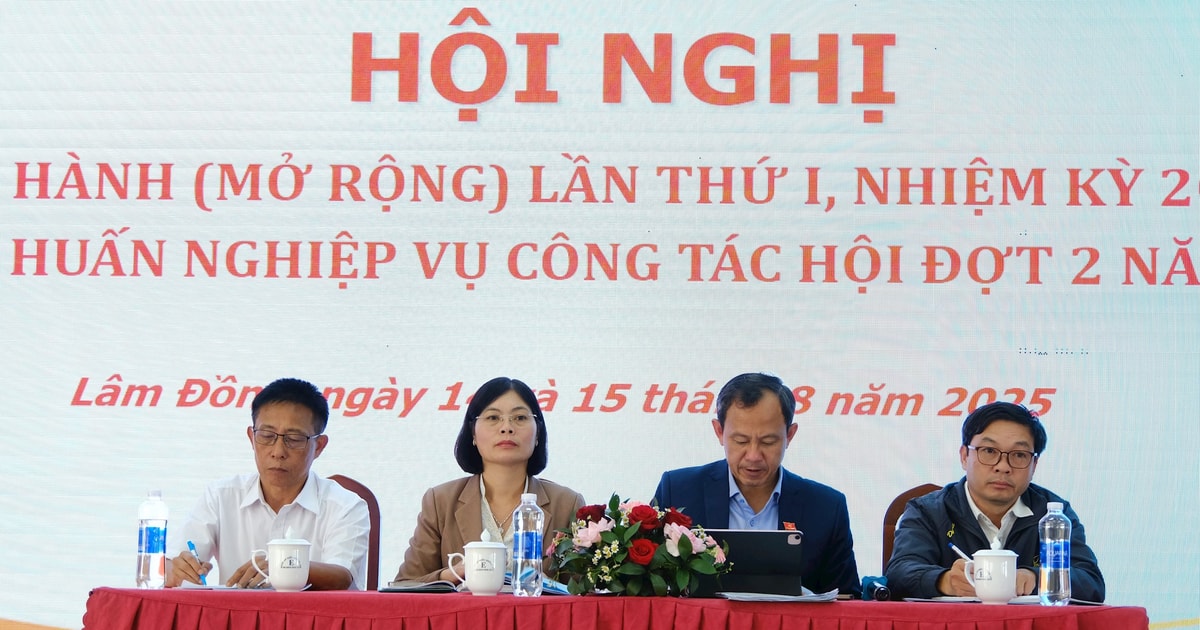 Hội Nông dân Lâm Đồng tổ chức Hội nghị Ban Chấp hành (mở rộng) nhiệm kỳ 2023 - 2028