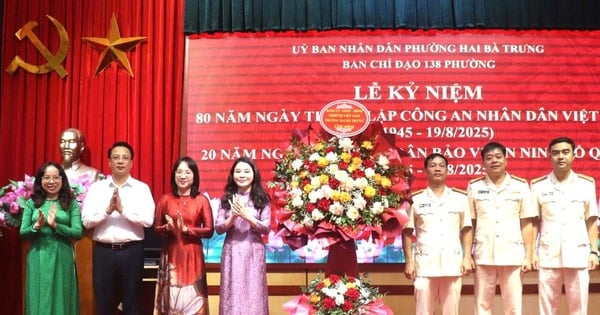 Phường Hai Bà Trưng kỷ niệm 80 năm Ngày truyền thống Công an nhân dân Việt Nam