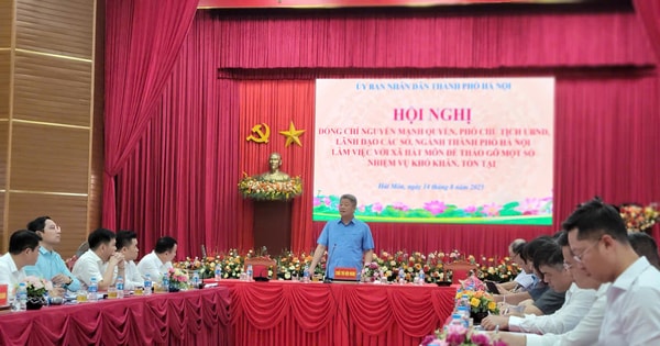 Hà Nội tháo gỡ khó khăn, vướng mắc tồn tại ở xã Hát Môn