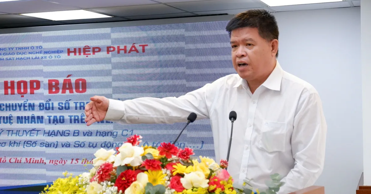 Ra mắt giải pháp đào tạo lái ô tô trên nền tảng số tích hợp AI