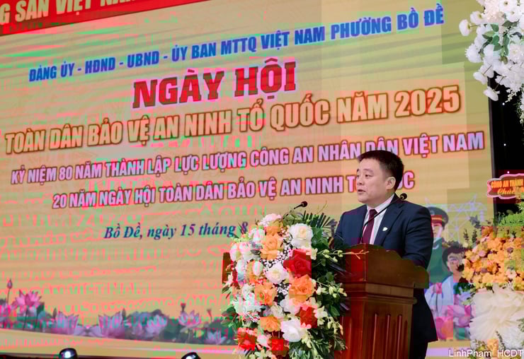 Ngày hội toàn dân bảo vệ an ninh Tổ quốc tại Bồ Đề: Lan tỏa sức mạnh đoàn kết vì bình yên cuộc sống- Ảnh 2.