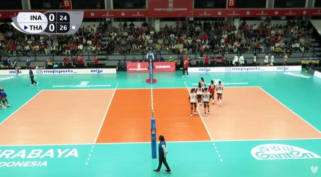 U.21 Thái Lan thắng chóng vánh chủ nhà U.21 Indonesia tại giải bóng chuyền thế giới- Ảnh 2.