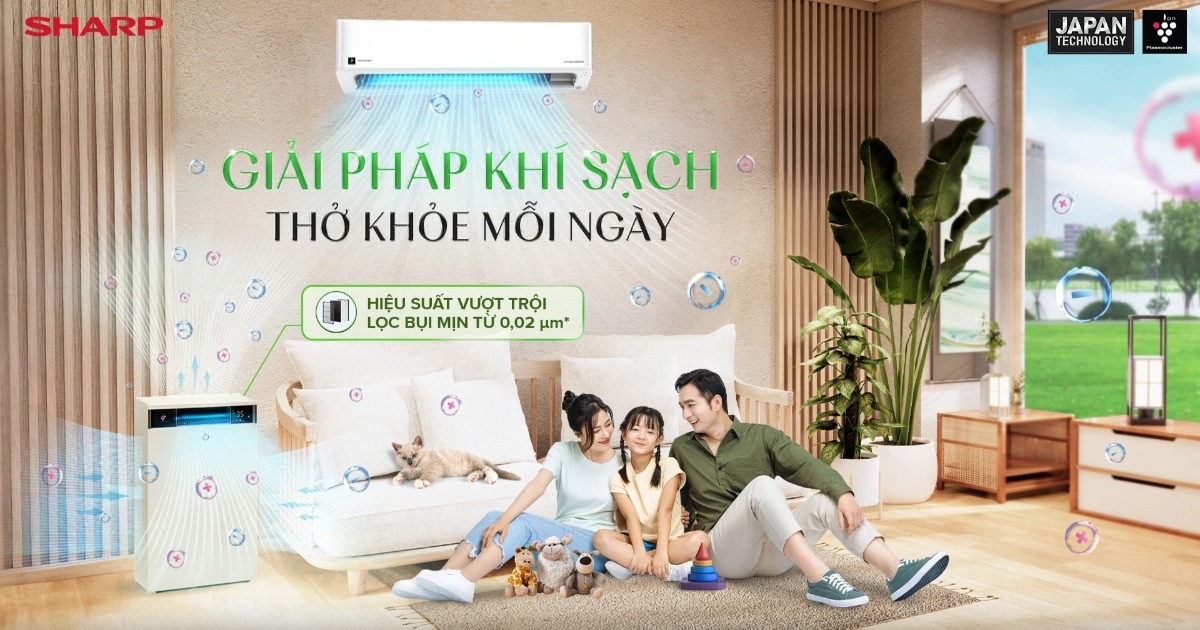 ក្រុមហ៊ុន Sharp បង្កើនគុណភាពជីវិតជាមួយនឹងបច្ចេកវិជ្ជា plasmacluster ion របស់ជប៉ុន