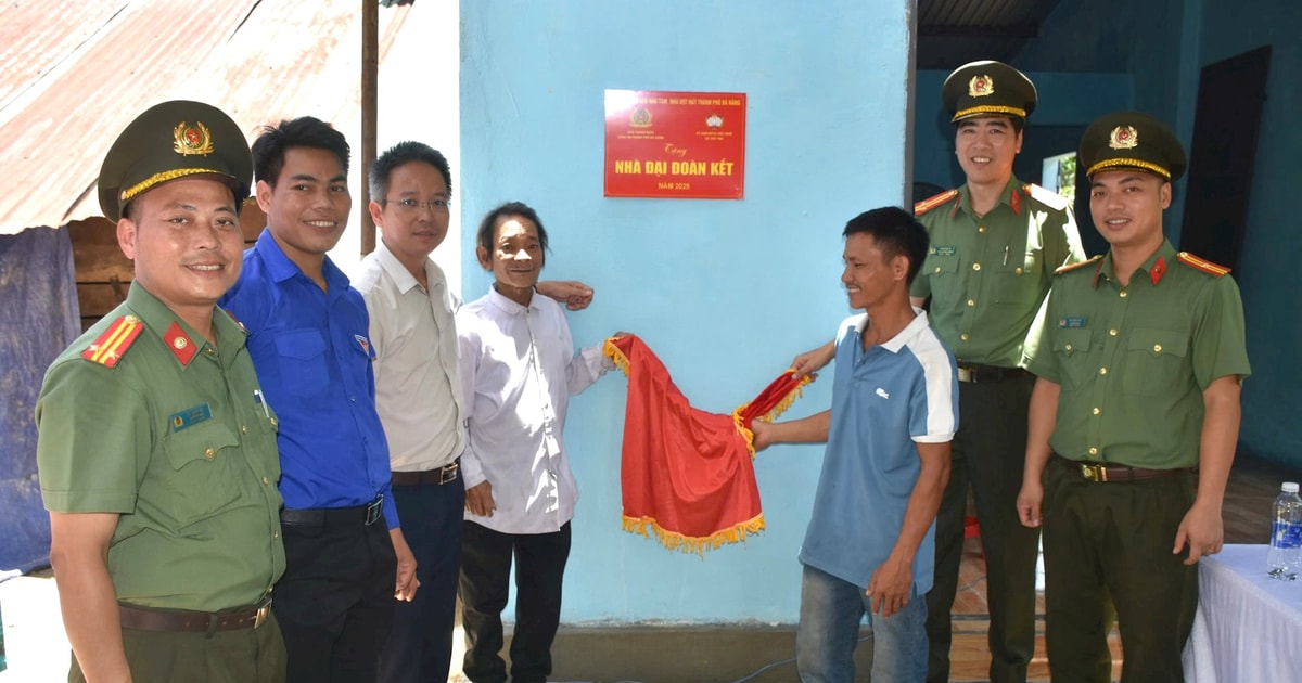 Công an Đà Nẵng hoàn thành hỗ trợ xóa 40 nhà tạm, nhà dột nát