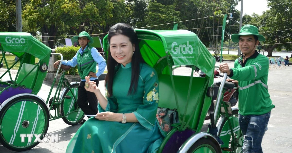 Huế: Ra mắt dịch vụ Grab Xích lô đầu tiên tại Việt Nam