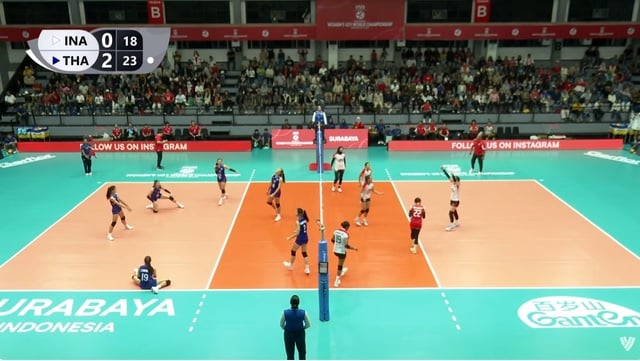 U.21 Thái Lan thắng chóng vánh chủ nhà U.21 Indonesia tại giải bóng chuyền thế giới- Ảnh 5.