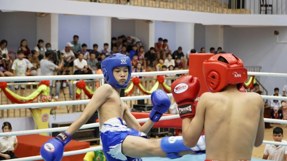 Gần 300 VĐV tham gia Giải Vô địch Trẻ Kickboxing tỉnh Gia Lai lần thứ I - ảnh 2