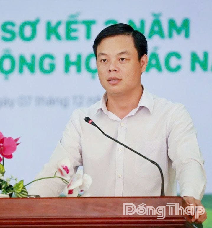 សមមិត្ត Huynh Tat Dat អនុប្រធានមន្ទីរកសិកម្ម និងបរិស្ថាន។