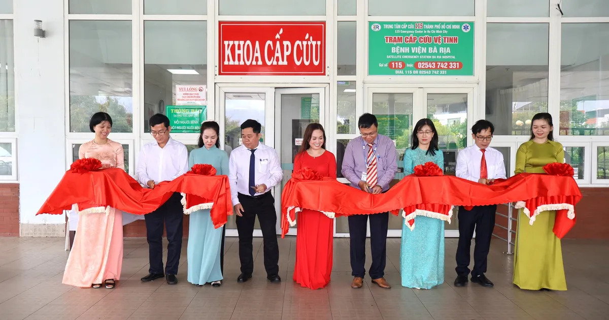 Thêm 2 trạm cấp cứu vệ tinh 115 tại khu vực Bà Rịa Vũng Tàu